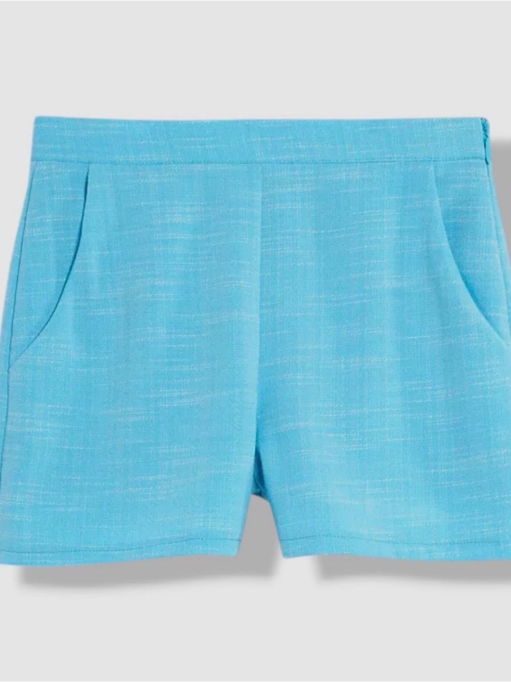 Aqua Kids Girl's Blue Side Pocket Chino Barbie Shorts Size XL